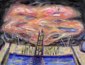 A painting by Australian Artist Christopher Russell