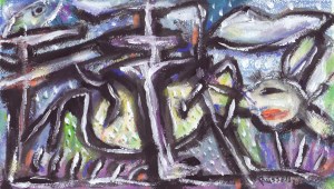 A painting by Australian Artist Christopher Russell