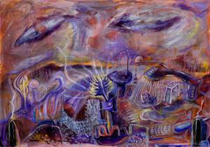 A painting by Australian Artist Christopher Russell