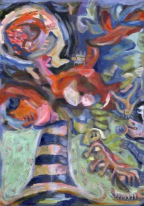 A painting by Australian Artist Christopher Russell